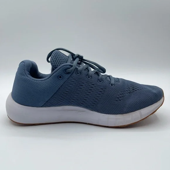 UNDER ARMOUR Micro G Pursuit Women Sz 10 Blue Athletic Shoes 3000101-401 - Picture 2 of 8